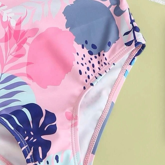 SIZE 100 (3-4Y) Toddler Girls Bathing Suit - Picture 4 of 7